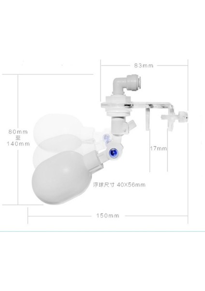 W Stili Akvaryum Filtre Kovanı Süzme Balık Tankı Evcil Plastik Yüzdürme Top Valf Kapanma Otomatik Dolum Bağlantı ile (Yurt Dışından) indirimleri