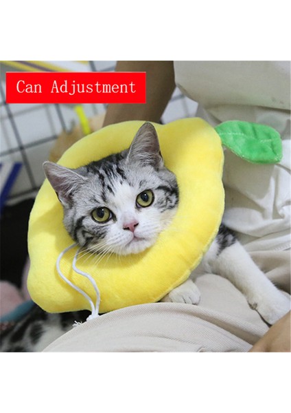 Sarı Stil L(4.5kg-7kg) Yumuşak Tost Avokado Şekilli Pamuklu Pet Elizabethan Yaka Köpek Kedi Ayarlanabilir Yara Iyileştirme Yaka Isırma Engelleme Boyun Yüzüğü Için Evcil Hayvanlar (Yurt Dışından)