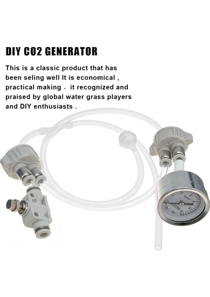 Güncellenmiş Tip Stili Dıy Co2 Valf Difüzör Akvaryum Malzemeleri Balık Tankı Su Otluğu Co2 Jeneratör Sistemi Seti Basınçlı Hava Akış Cihazı ile Yapım Amac: . (Yurt Dışından) fiyatları