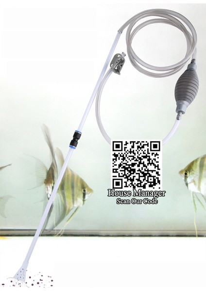 2,6 M Uzunluğunda (Yükseltme) Stili Resim Olarak Yarı Otomatik Akvaryum Temizleyici Su Değiştirme El Değiştirici Çakıl Balık Tankı Vakum Sifon Su Pompası Temizleyici (Yurt Dışından) modelleri