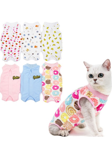 Futbol Stili L Beden Yara Iyileştirme Kıyafeti Kedi Köpek Cerrahi Sonrası Giysi Anti Yalama Yara Kedi Yelek S-Xl (Yurt Dışından) fiyatları