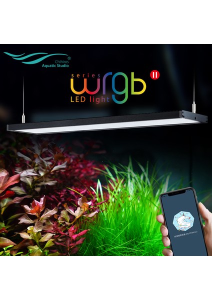 Kitler Stiline Asın Chihiros Wrgb Iı 2 LED Işık Aydınlatma Yükseltme Rgb Tam Spektrum Bluetooth Uygulama Kontrollü Su Bitkileri Lambası Akvaryum -Amac: Chihiros Wrgb Iı 2 LED Işık Aydınlatma Yükseltme (Yurt Dışından)