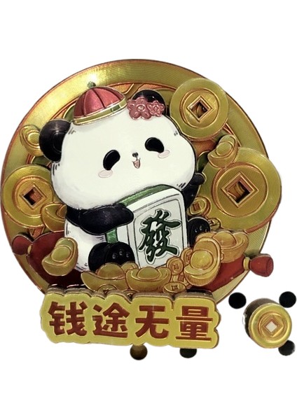 Panda Buzdolabı Çıkartmaları Ev Aksesuarları Arkadaşlar Için Hediyelik Eşya (Yurt Dışından)