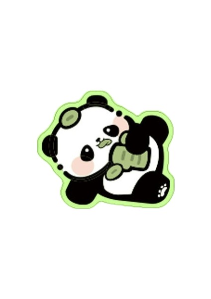 Panda Buzdolabı Çıkartmaları Ev Aksesuarları Arkadaşlar Için Hediyelik Eşya (Yurt Dışından)