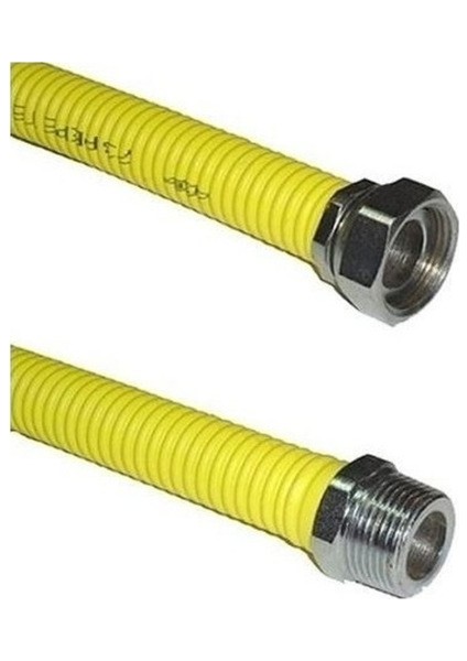 Kombi Makaronlu Doğalgaz Bağlantı Flexi 3/4-3/4 ( 50 Cm)