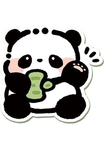 Panda Buzdolabı Çıkartmaları Ev Aksesuarları Arkadaşlar Için Hediyelik Eşya (Yurt Dışından)