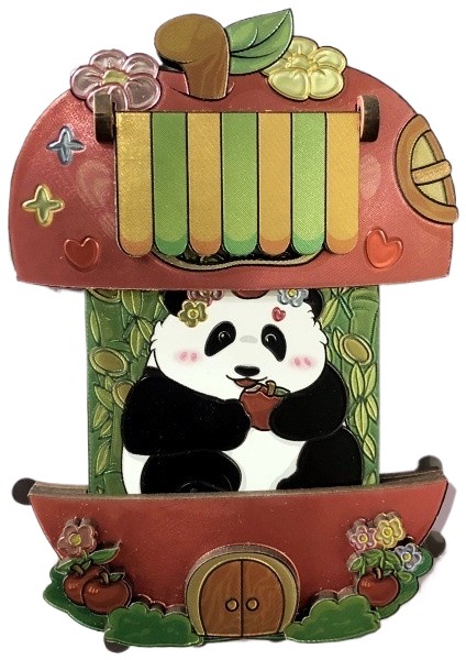 Panda Buzdolabı Çıkartmaları Ev Aksesuarları Arkadaşlar Için Hediyelik Eşya (Yurt Dışından)