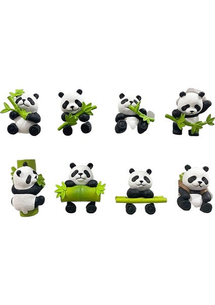 Panda Buzdolabı Çıkartmaları Ev Aksesuarları Arkadaşlar Için Hediyelik Eşya (Yurt Dışından)