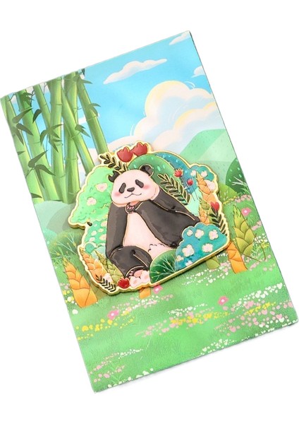 Panda Buzdolabı Çıkartmaları Ev Aksesuarları Arkadaşlar Için Hediyelik Eşya (Yurt Dışından)