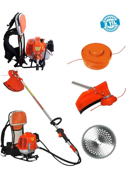 5.9 Beygir Benzinli Sırt Tırpanı