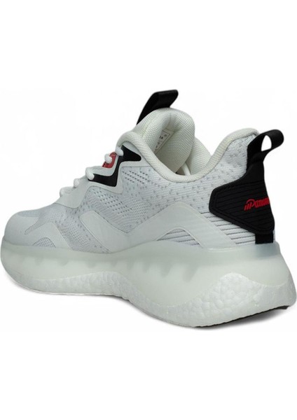Pnr Beyaz Siyah Triko Erkek Sneaker Spor Ayakkabı