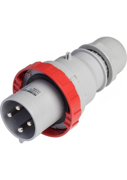 4X63A (3p+E) 6h 380-415V 50/60Hz Trifaze Düz Fiş IP67