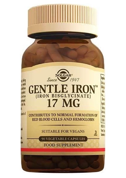 Gentle Iron 17 Mg 90 Kapsül