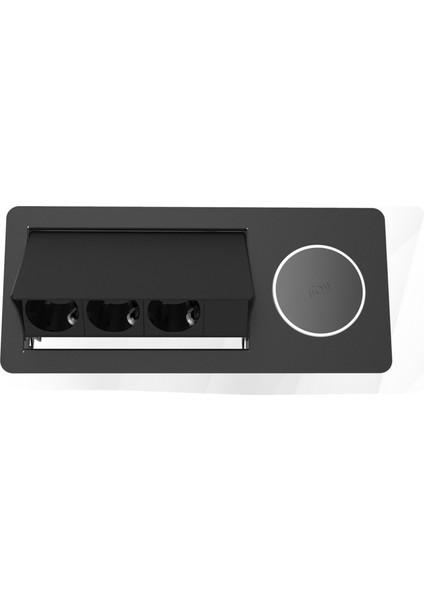 Masa Için Priz Kutusu Gömme Kablosuz Sarj Ünitesli Wireless USB 6 Modül