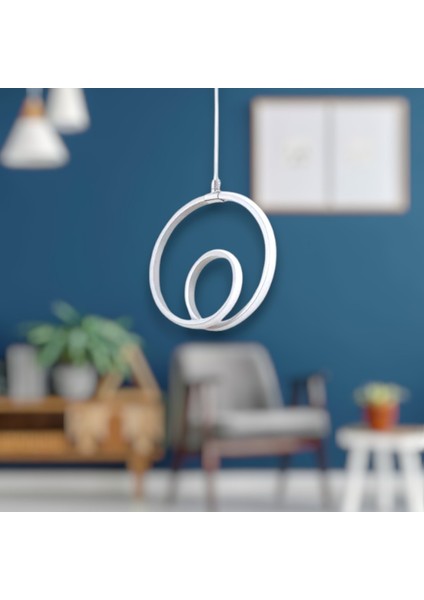 Orjin Modern Sarkıt Power LED Avize Beyazışık