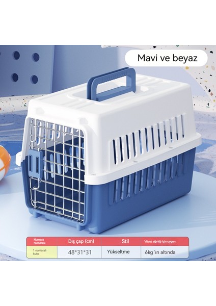 Evcil Hayvan Hava Kutusu Portatif Kedi Kafesi Taşıma Köpek Kafesi (Yurt Dışından)