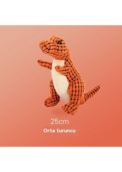 Evcil Köpek Isırık Ses Peluş Dinozor Köpek Oyuncak (Yurt Dışından)
