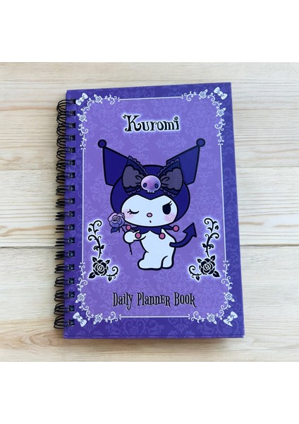Kuromi Mor Günlük Planlayıcı Defter - Şık ve Eğlenceli Tasarım
