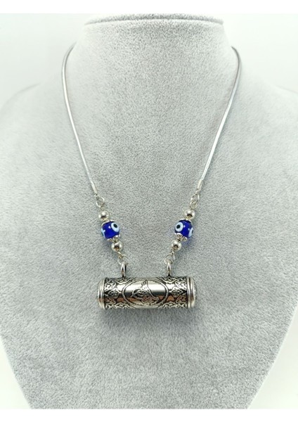 Mavi Yassı Nazar Boncuğu Metal Ucgen Cevsen Araba Dikiz Ayna Süsü Hediyelik Aksesuar modelleri