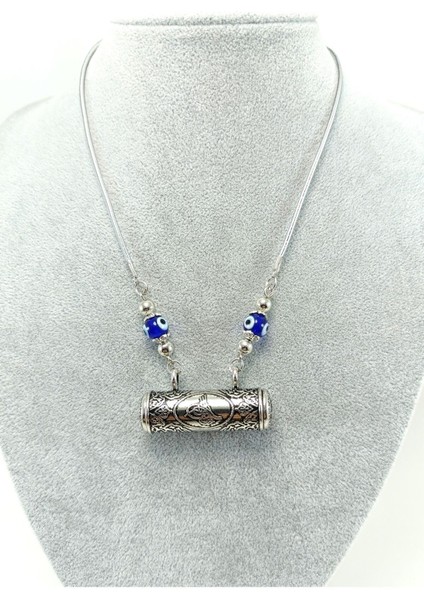 Mavi Yassı Nazar Boncuğu Metal Ucgen Cevsen Araba Dikiz Ayna Süsü Hediyelik Aksesuar fırsatları