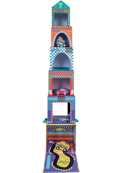 Ahşap Figürlü Küpler / Cars