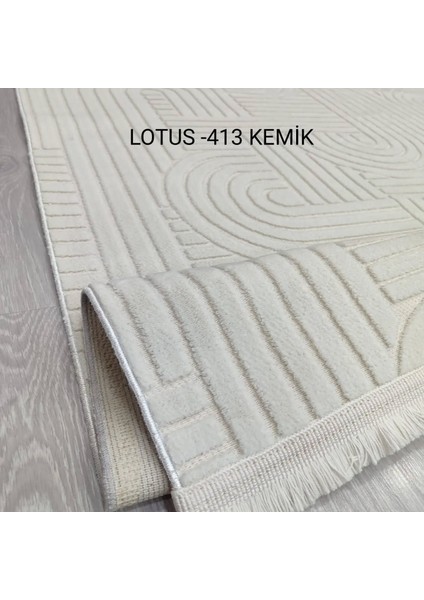 Lotus Koleksiyonu Dokuma Halı DH413 Kemik