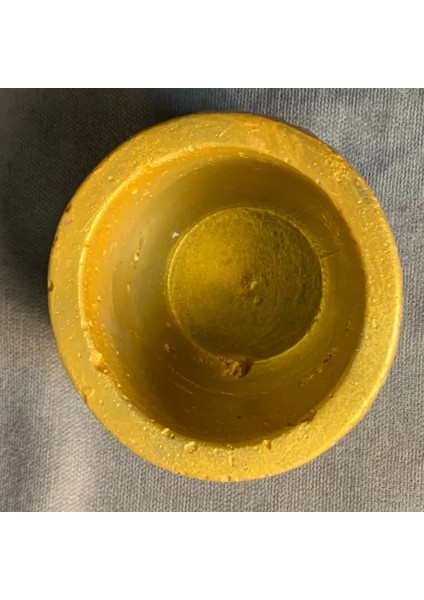 El Yapımı Desenli Dekoratif Minik Saksı / Biblo - 5 x 7 cm