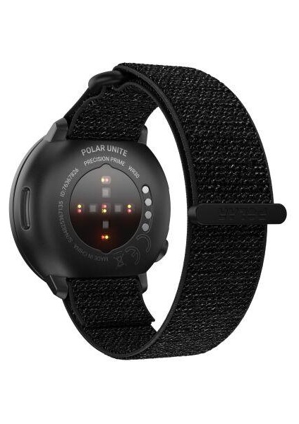 Unite Bilekten Kalp Atış Hızı Ölçümü ve Uyku Takibi Özellikli Fitness Saati Siyah M-L Hook&loop