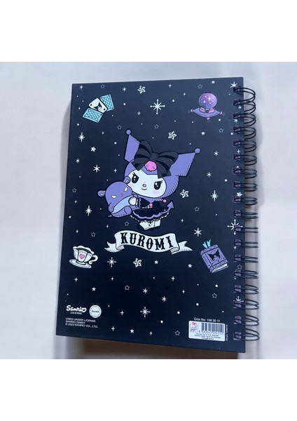 Fal Bakan Kuromi Günlük Planlayıcı Siyah Kapak Defter - Şık ve Eğlenceli Organizasyon Siyah Kapak Spiralli Defter fiyatları