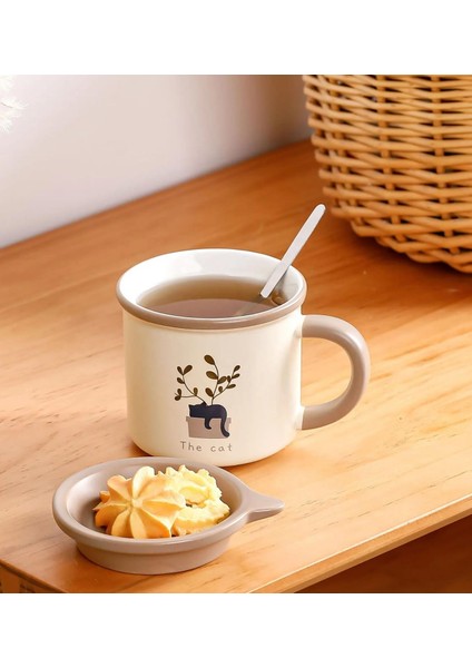 Kedi Figürlü Minimalist Seramik Kupa indirimleri