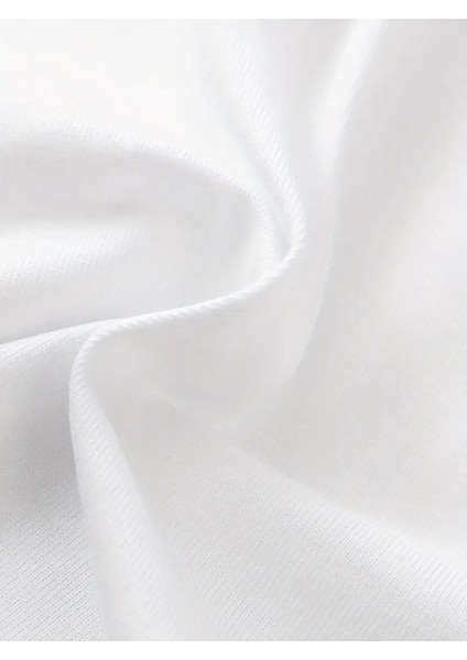 3 Lü Paket Baskılı Beyaz Siyah T-Shirt Oversize Salaş Ünisex