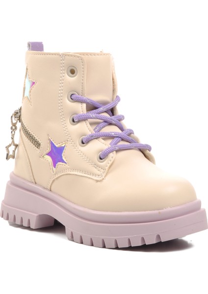Walkway Bej-Lila Kız Çocuk Bot