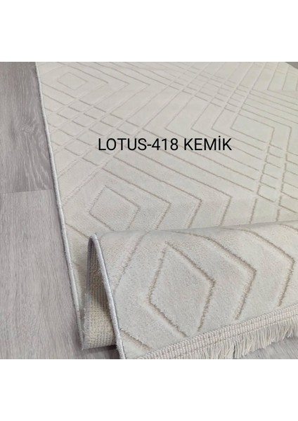 Decoser Lotus Koleksiyonu Dokuma Halı DH418 Kemik