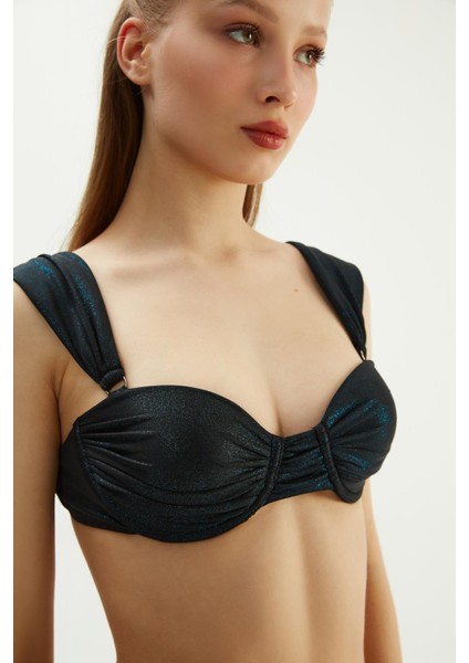 Straplez Tasarım Bikini Takımı Siyah 2105ESBK fırsatları