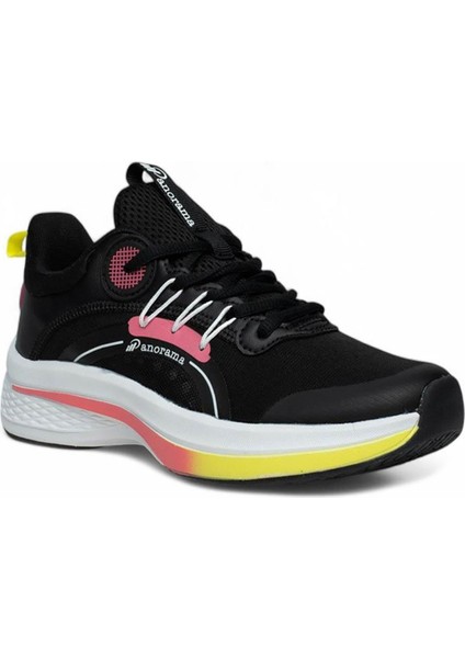 Pnr Siyah Triko Kadın Sneaker Spor Ayakkabı
