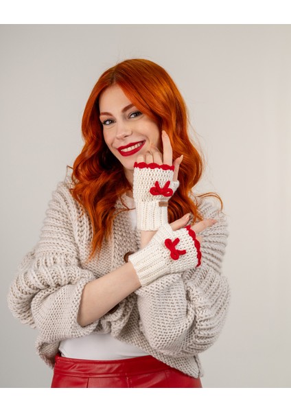 Red Cream Dream Tasarım Eldiven