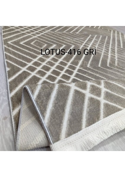 Decoser Lotus Koleksiyonu Dokuma Halı DH416 Gri
