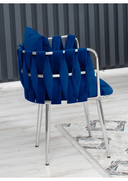 Sarmaşık Çay Seti Tekli Koltuk Sandalye Berjer Oturma Odası Kafe Antre Hol Ofis Krom Metal fiyatları