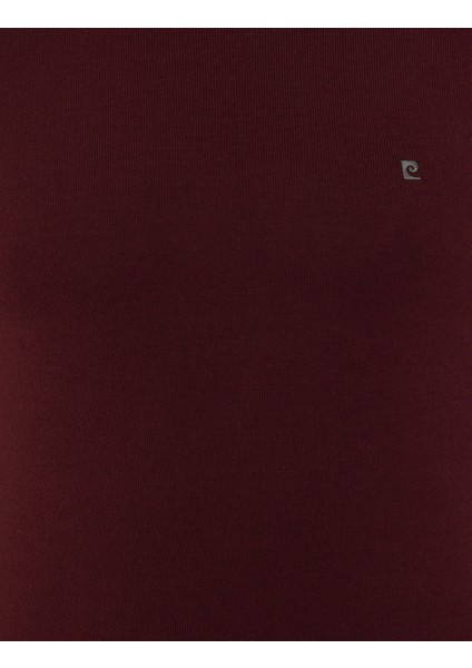 Erkek Bordo Slim Fit Bisiklet Yaka Basic Triko Kazak 50248582-VR014 modelleri