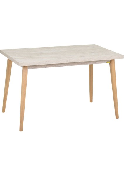 Avanos Mdf Sabit Traverten Mutfak Masası - 70 x 120 cm