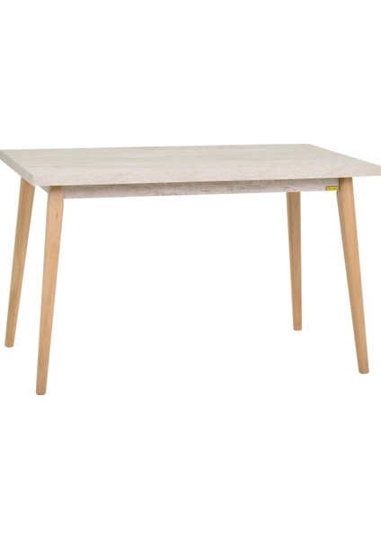 Avanos Mdf Sabit Traverten Mutfak Masası - 70 x 120 cm