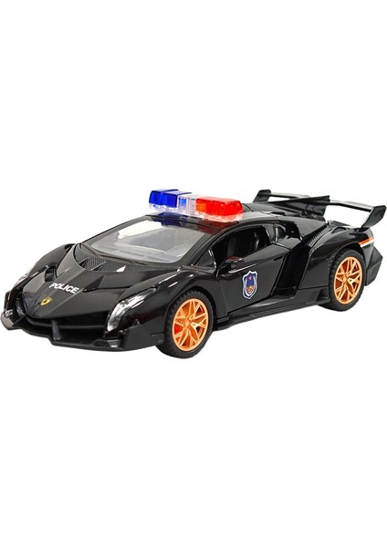 1:321:32 Lamborghini Poison Polis Arabası Alaşımlı Araba Modeli (Yurt Dışından)