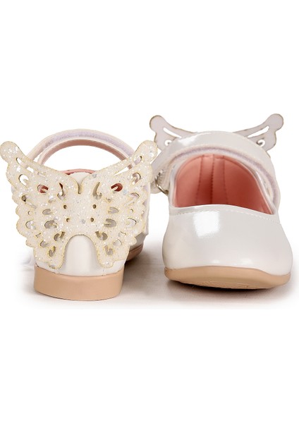 Friga Ayna Kelebek Cırtlı Kız Çocuk Babet Ayakkabı fırsatları