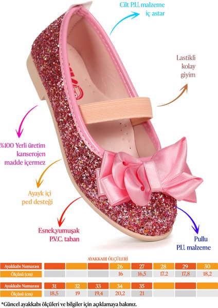 Panı Cam Kırığı Fiyonk Lastikli Kız Çocuk Babet Ayakkabı fiyatları