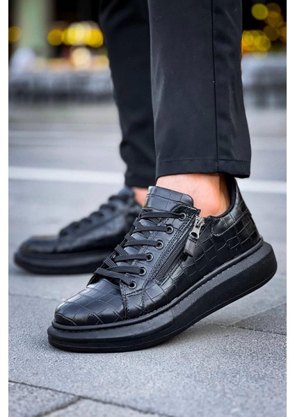 Kömür Fermuar ve Bağcıklı Günlük Erkek Ayakkabısı modelleri