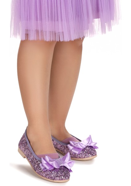 Panı Cam Kırığı Fiyonk Lastikli Kız Çocuk Babet Ayakkabı modelleri