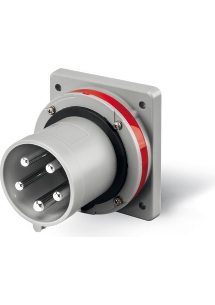 5X63A (3p+N+E) 6h 380-415V 50/60Hz Trifaze Makine Fişi (Düz) IP44