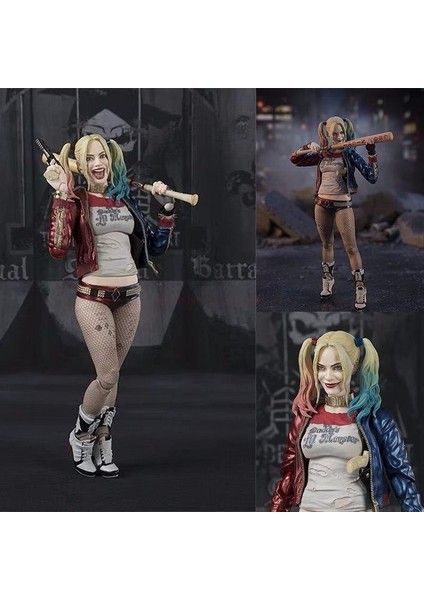 Harley Quinn Aksiyon Figür 3 Kafalı 15 cm fırsatları
