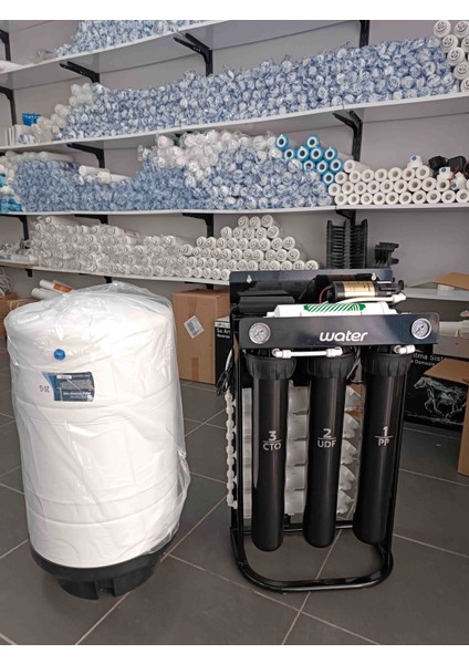 Sanayi Tipi Su Arıtma Cihazı 1500-200 Lt Kapasiteli 80 Litre Çelik Tank Ile Beraber