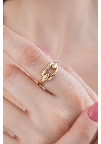 14 Ayar Altın Ataç Bağlantılı Yüzük fiyatları